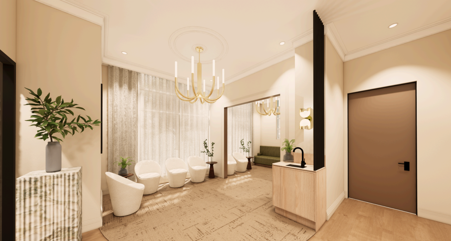 Luxury waiting area